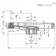Маховик с одной спицей EMW.350+IR-A-20-C1 (204711-C1) ELESA+GANTER