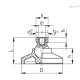 Регулируемая опора LS.A-40-14+SJF-M6 (300186) ELESA+GANTER