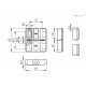 Фиксатор BMST.32-32-SL6-C33 (627011-C33) ELESA+GANTER
