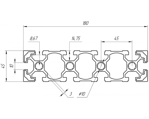 Профили A124518010 Алтервиа