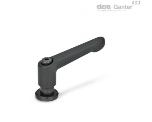 Регулируемая ручка рычажного типа GN 307-63-M8-SW ELESA+GANTER