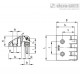 Петля CFD.48 CH-5-p-M5x17 (422961) ELESA+GANTER