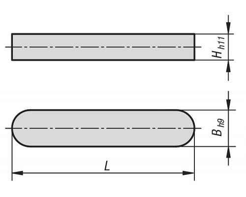 Шпонки K0696.05X20 Kipp