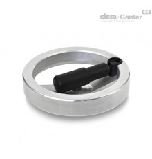 Маховик с откидной ручкой GN 322.7-125-B12-R ELESA+GANTER