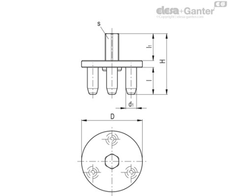 Инструмент для монтажа регулируемых ручек MT-ERX.63 (233093) ELESA+GANTER Инструмент для монтажа регулируемых ручек MT-ERX.63 (233093) ELESA+GANTER