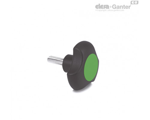 Лепестковая поворотная ручка VTT.40-C-p-M8x30-C17 (167873-C17) ELESA+GANTER