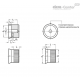 Ручка управления GN 723.4-34-B6-N ELESA+GANTER