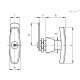 Замок CSMT.50 (421521) ELESA+GANTER