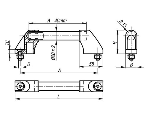 Ручка K0210.1803 Kipp