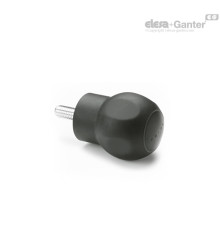 Грибовидная лепестковая ручка EBK.43 p-M6x16-C1-SOFT (245121-C1) ELESA+GANTER