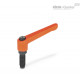 Регулируемая ручка рычажного типа GN 306-30-M6-16-MS-OS ELESA+GANTER