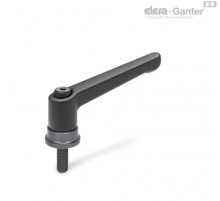Регулируемая ручка рычажного типа GN 300.4-108-M12-65-SW ELESA+GANTER