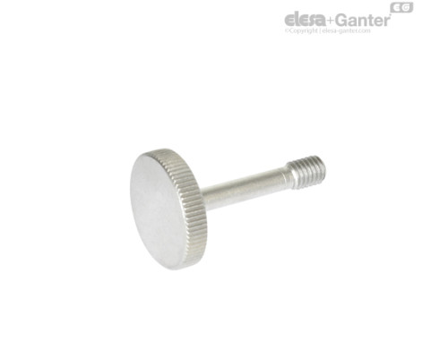 Винт с накаткой GN 653.2-M4-15-NI ELESA+GANTER