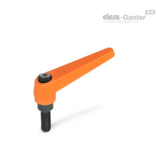 Регулируемая ручка рычажного типа GN 101-18-M6-16-OS ELESA+GANTER