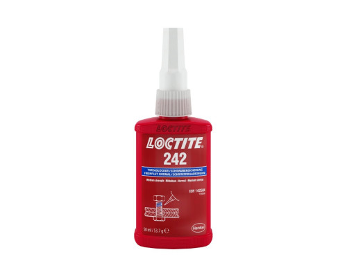 Резьбовой фиксатор средней прочности LOCTITE 242 50ML Резьбовой фиксатор средней прочности LOCTITE 242 50ML