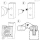 Петли CFA.49 p-M5x14-SH-5 (422161) ELESA+GANTER