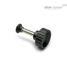 Ручка с рифлением с упорной накладкой фиксации BT.40-SST-p-M10x35-SV25 (108811) ELESA+GANTER