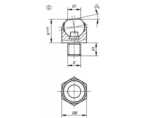 Упоры K0302.320 Kipp