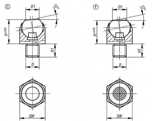 Упоры K0302.320 Kipp