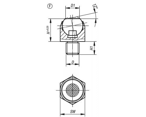 Упоры K0302.320 Kipp