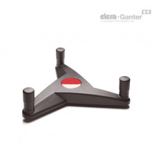 Трехлопастный маховик ETK.400+I.631 A-20-C6 (207731-C6) ELESA+GANTER