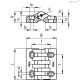 Петля CFA.65-SL-HV (422280) ELESA+GANTER
