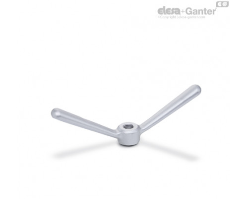 Зажимная гайка с двуплечим рычагом GN 206.1-25-M12-NI ELESA+GANTER