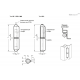 Петля GN 128-80-ST ELESA+GANTER