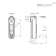 Кривошипная рукоятка с откидной ручкой GN 472.5-100-V12-SW ELESA+GANTER
