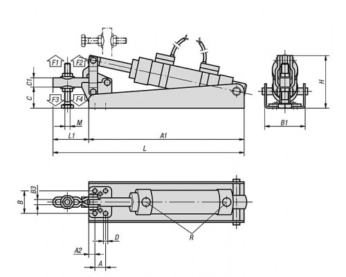 Прижимы K0090.0250 Kipp