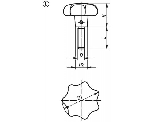 Ручка K0149.16312 Kipp
