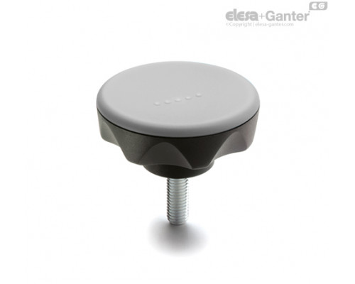 Ручка с углублениями с внутренней стороны ELK.56 p-M12x30-C3 (222481-C3) ELESA+GANTER