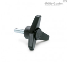 Трёхлепестковая ручка VB.639/45 p-M6x20 (65561) ELESA+GANTER