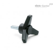 Трёхлепестковая ручка VB.639/45 p-M6x20 (65561) ELESA+GANTER