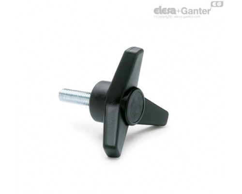 Трёхлепестковая ручка VB.639/63 p-M8x25 (65652) ELESA+GANTER