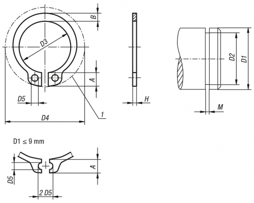 Кольца K1938.030400 Kipp