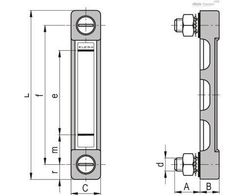 Индикатор HCZ.127-PT-M12 (11395) ELESA+GANTER