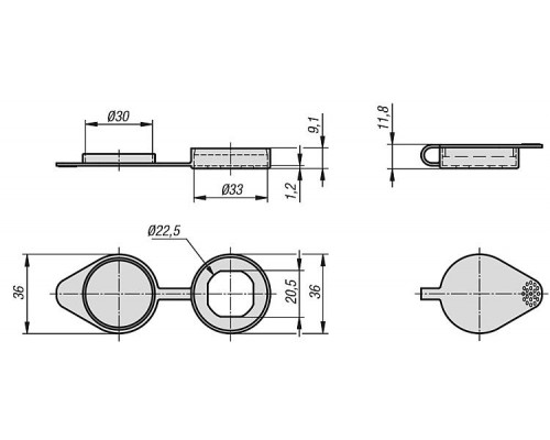 Замок K0533.202230 Kipp