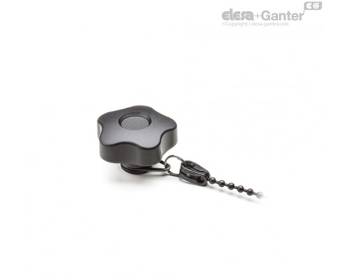 Лепестковая поворотная ручка VCT.40 B-M8-LP-C9 (69594-C9) ELESA+GANTER