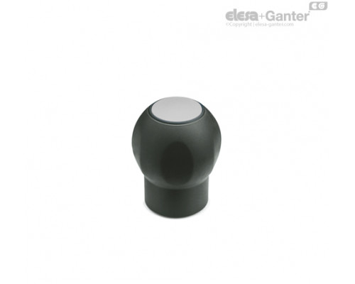 Грибовидная лепестковая ручка EBK.50 B-M10-C-SOFT-C3 (245205-C3) ELESA+GANTER