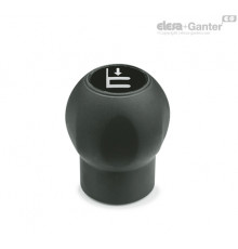 Грибовидная лепестковая ручка EBK.43 B-M10-H-SOFT (245106) ELESA+GANTER