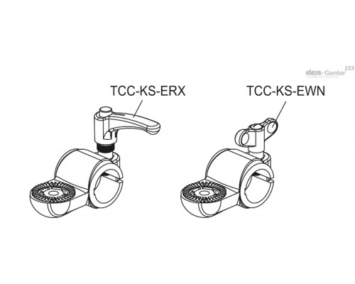 Зажим TCC-TP-30-S-C33 (600415-C33) ELESA+GANTER