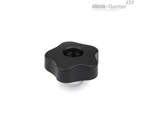 Лепестковая поворотная ручка VCHT.25 FP-AZ-4 (168781) ELESA+GANTER