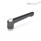 Регулируемая ручка рычажного типа GN 303.1-30-M3-SW-G ELESA+GANTER
