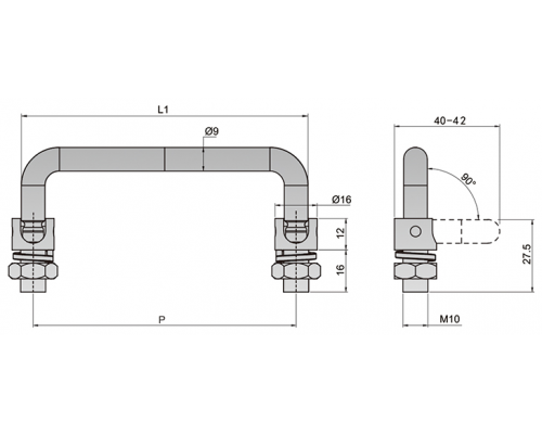 Ручка A40401.006S100 Алтервиа