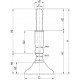 Опора HPAIMD601690 EMES