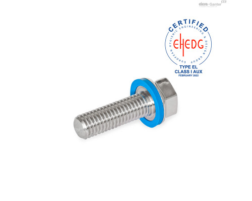 Винт установочный GN 1581-M20-40-PL-E ELESA+GANTER