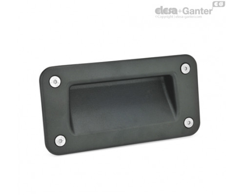 Вставка дверной ручки GN 7330-155-A-2-SW ELESA+GANTER