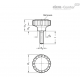 Ручка с накаткой GN 7336-34-M6-15-ST ELESA+GANTER