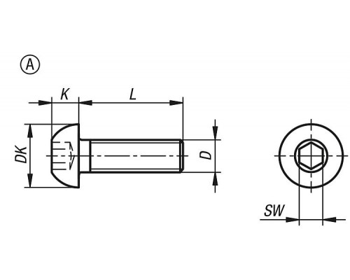 Винты K1796.1304X10 Kipp